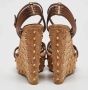 Gucci Vintage Pre-owned Leather sandals Brown Dames - Thumbnail 3