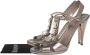 Gucci Vintage Pre-owned Leather sandals Gray Dames - Thumbnail 7