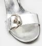Gucci Vintage Pre-owned Leather sandals Gray Dames - Thumbnail 9
