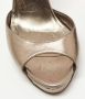 Gucci Vintage Pre-owned Leather sandals Gray Dames - Thumbnail 7