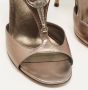 Gucci Vintage Pre-owned Leather sandals Gray Dames - Thumbnail 7