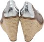 Gucci Vintage Pre-owned Leather sandals Gray Dames - Thumbnail 4