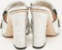 Gucci Vintage Pre-owned Leather sandals Gray Dames - Thumbnail 5