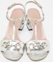 Gucci Vintage Pre-owned Leather sandals Gray Dames - Thumbnail 3
