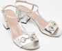 Gucci Vintage Pre-owned Leather sandals Gray Dames - Thumbnail 4