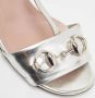 Gucci Vintage Pre-owned Leather sandals Gray Dames - Thumbnail 7