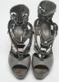 Gucci Vintage Pre-owned Leather sandals Gray Dames - Thumbnail 3