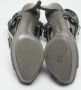 Gucci Vintage Pre-owned Leather sandals Gray Dames - Thumbnail 6
