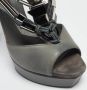 Gucci Vintage Pre-owned Leather sandals Gray Dames - Thumbnail 7