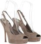 Gucci Vintage Pre-owned Leather sandals Gray Dames - Thumbnail 2