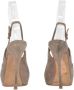 Gucci Vintage Pre-owned Leather sandals Gray Dames - Thumbnail 5