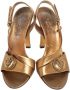 Gucci Vintage Pre-owned Leather sandals Gray Dames - Thumbnail 2