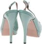 Gucci Vintage Pre-owned Leather sandals Green Dames - Thumbnail 4