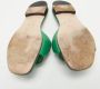 Gucci Vintage Pre-owned Leather sandals Green Dames - Thumbnail 6