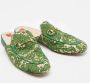 Gucci Vintage Pre-owned Leather sandals Green Dames - Thumbnail 4