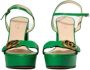 Gucci Vintage Pre-owned Leather sandals Green Dames - Thumbnail 4