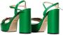 Gucci Vintage Pre-owned Leather sandals Green Dames - Thumbnail 8
