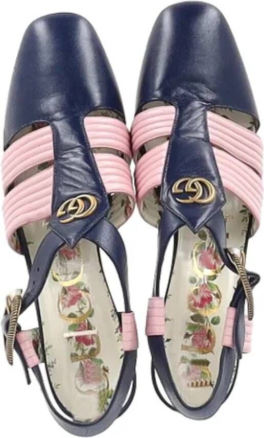 Gucci Vintage Pre-owned Leather sandals Multicolor Dames
