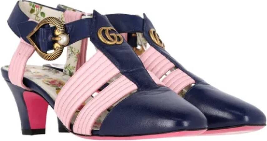 Gucci Vintage Pre-owned Leather sandals Multicolor Dames