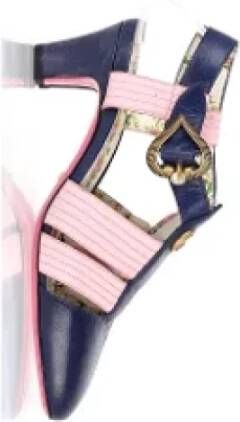 Gucci Vintage Pre-owned Leather sandals Multicolor Dames