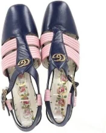 Gucci Vintage Pre-owned Leather sandals Multicolor Dames