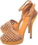 Gucci Vintage Pre-owned Leather sandals Orange Dames - Thumbnail 3