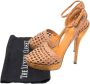 Gucci Vintage Pre-owned Leather sandals Orange Dames - Thumbnail 7