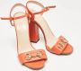 Gucci Vintage Pre-owned Leather sandals Orange Dames - Thumbnail 3
