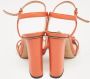 Gucci Vintage Pre-owned Leather sandals Orange Dames - Thumbnail 4