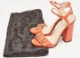 Gucci Vintage Pre-owned Leather sandals Orange Dames - Thumbnail 8