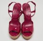 Gucci Vintage Pre-owned Leather sandals Pink Dames - Thumbnail 3