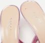 Gucci Vintage Pre-owned Leather sandals Pink Dames - Thumbnail 4