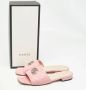 Gucci Vintage Pre-owned Leather sandals Pink Dames - Thumbnail 9