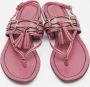 Gucci Vintage Pre-owned Leather sandals Pink Dames - Thumbnail 3