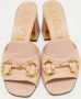 Gucci Vintage Pre-owned Leather sandals Pink Dames - Thumbnail 3