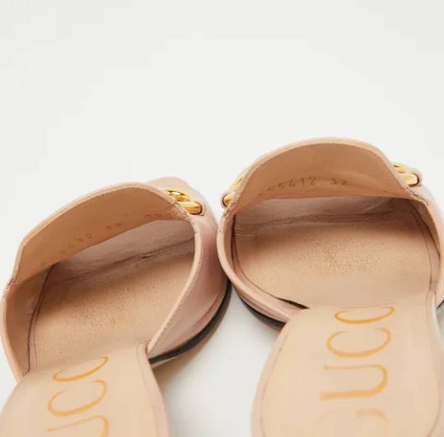 Gucci Vintage Pre-owned Leather sandals Pink Dames
