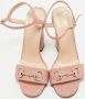 Gucci Vintage Pre-owned Leather sandals Pink Dames - Thumbnail 3