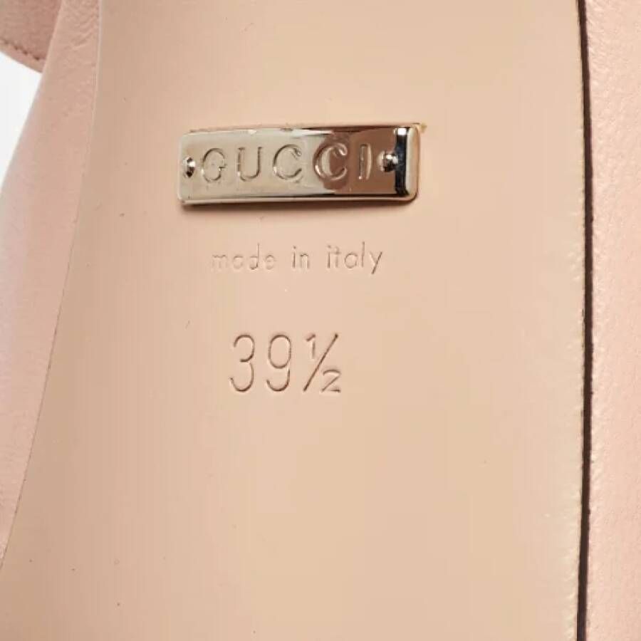 Gucci Vintage Pre-owned Leather sandals Pink Dames