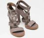 Gucci Vintage Pre-owned Leather sandals Purple Dames - Thumbnail 3