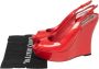Gucci Vintage Pre-owned Leather sandals Red Dames - Thumbnail 8