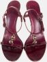 Gucci Vintage Pre-owned Leather sandals Red Dames - Thumbnail 4