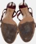 Gucci Vintage Pre-owned Leather sandals Red Dames - Thumbnail 6