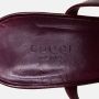 Gucci Vintage Pre-owned Leather sandals Red Dames - Thumbnail 7