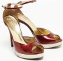 Gucci Vintage Pre-owned Leather sandals Red Dames - Thumbnail 4