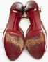 Gucci Vintage Pre-owned Leather sandals Red Dames - Thumbnail 6