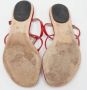 Gucci Vintage Pre-owned Leather sandals Red Dames - Thumbnail 6