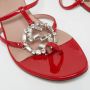 Gucci Vintage Pre-owned Leather sandals Red Dames - Thumbnail 7