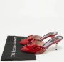 Gucci Vintage Pre-owned Leather sandals Red Dames - Thumbnail 9