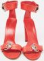 Gucci Vintage Pre-owned Leather sandals Red Dames - Thumbnail 3