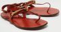 Gucci Vintage Pre-owned Leather sandals Red Dames - Thumbnail 4